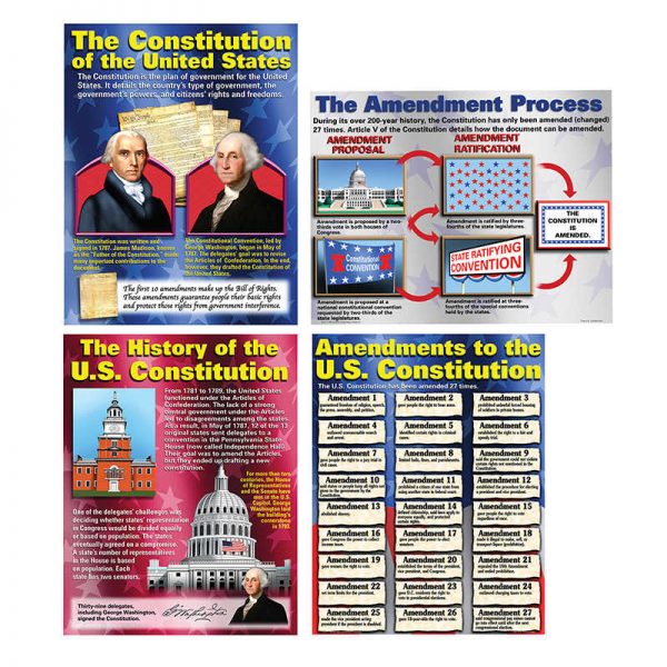 McDonald Publishing The U.S. Constitution Teaching Poster Set