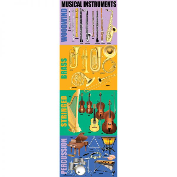 McDonald Publishing Musical Instruments Colossal Concept Poster
