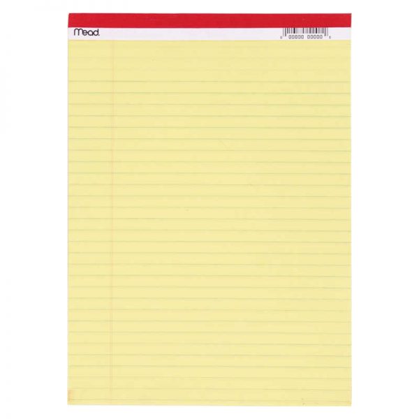Mead® Standard Legal Pad, 8-1/2" x 11-3/4", 50 Sheets