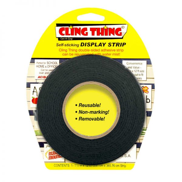 Magic Mounts Cling Thing® Display Strip, Black
