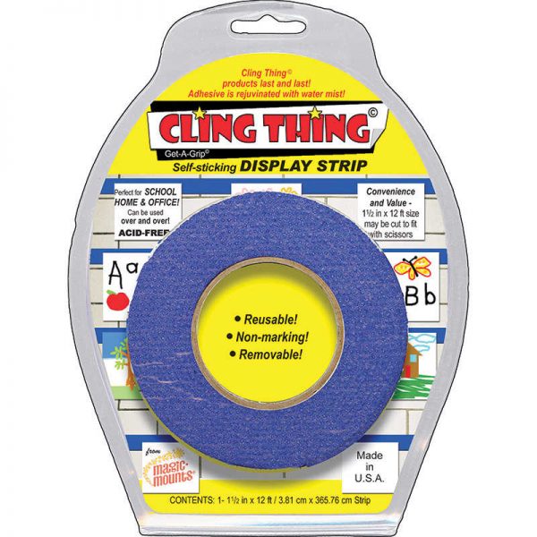 Magic Mounts Cling Thing Display Strip, Blue