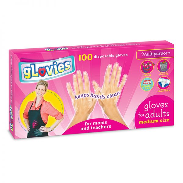 gLovies Mulitpurpose Disposable Gloves for Adults, Pack of 100