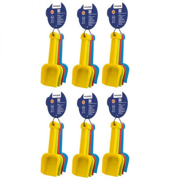 Miniland Educational Shovels, 4 Per Pack, 6 Packs