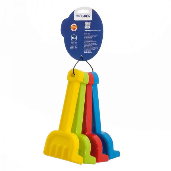 Miniland Educational Rakes, Set of 4