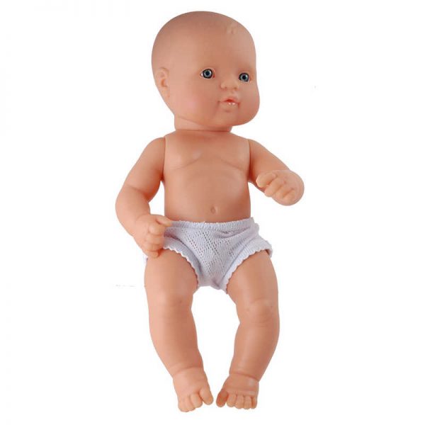 Miniland Educational Anatomically Correct Newborn Doll, 12-5/8", Caucasian Girl