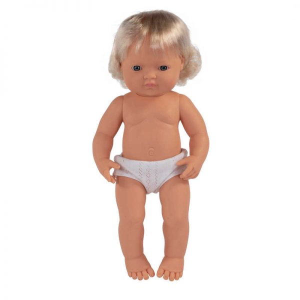 Miniland Educational Baby Doll 15" Causasian Boy