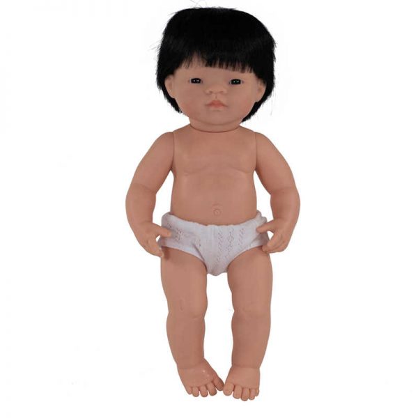 Miniland Educational Baby Doll 15" Asian Boy