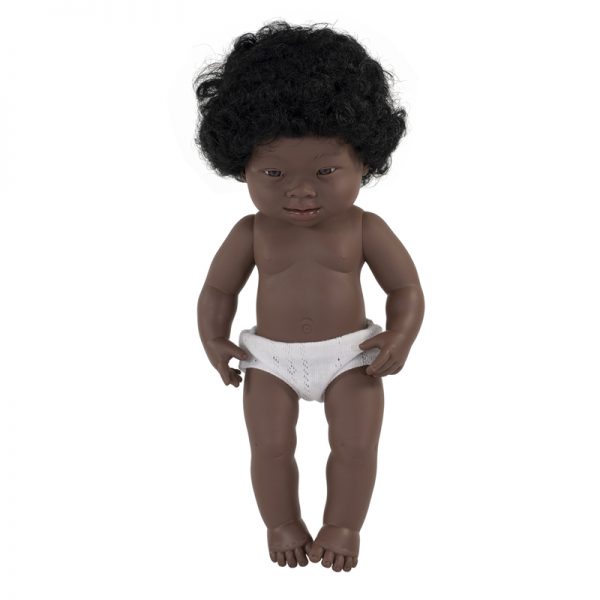 Miniland Educational Anatomically Correct 15" Baby Doll, Down Syndrome Girl
