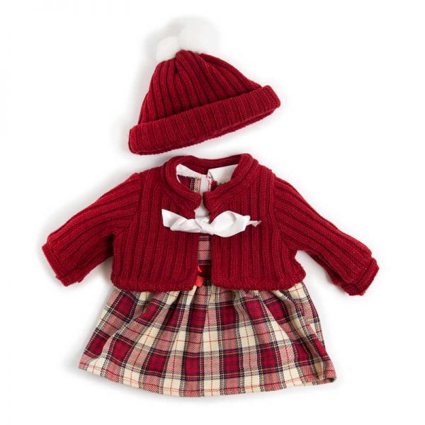 Miniland Educational Doll Clothes, Cold Weather Dress Set