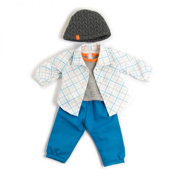 Miniland Educational Doll Clothes, Fits 15" Dolls, Mild Weather Outfit