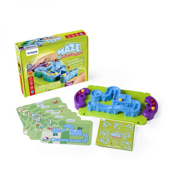 Miniland Educational Maze Balance Board, 24 Pieces