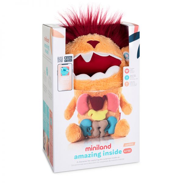 Miniland Educational Amazing Inside Plush Character