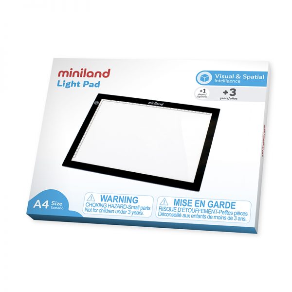 Miniland Educational Portable Light Pad 15'' (A4 Size)