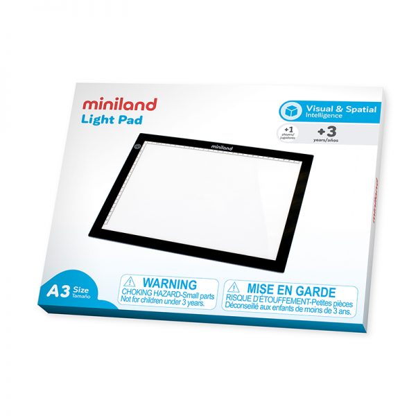 Miniland Educational Portable Light Pad 21'' (A3 Size)