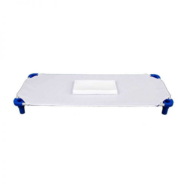 Creative Colors Fitted Toddler Cot Sheet, White