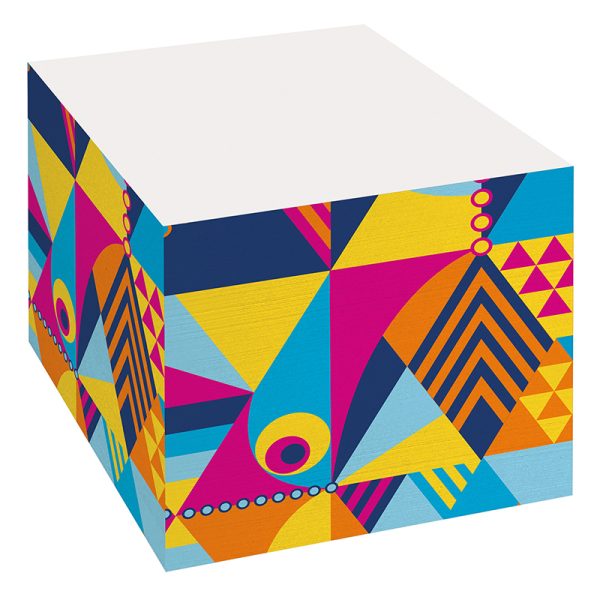 Post-it® Notes Cube, 2.6 in x 2.6 in, Optimistic Brights Collection, 620 Sheets