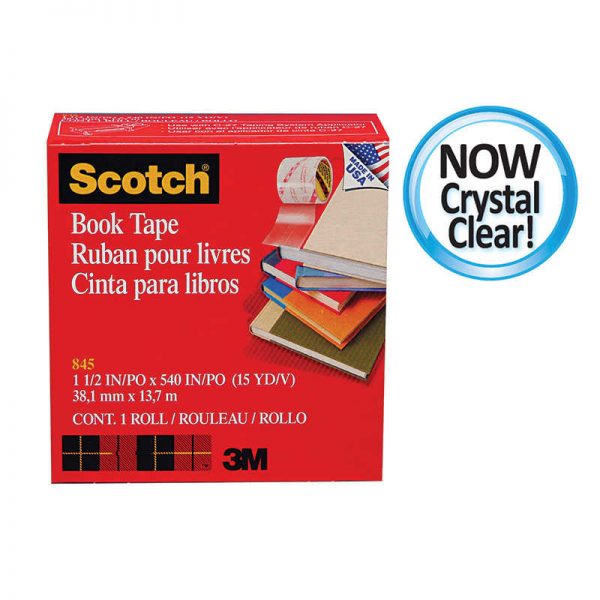 Scotch® Book Tape, 3 in x 15 yd