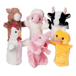 Marvel Education Company Farm Favorites Puppets, Set of 6