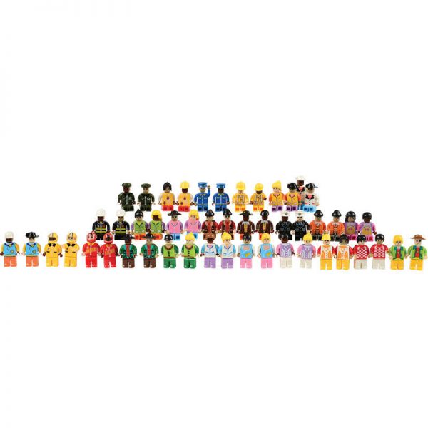 Cre8tive Minds People for Standard Bricks, Set of 50