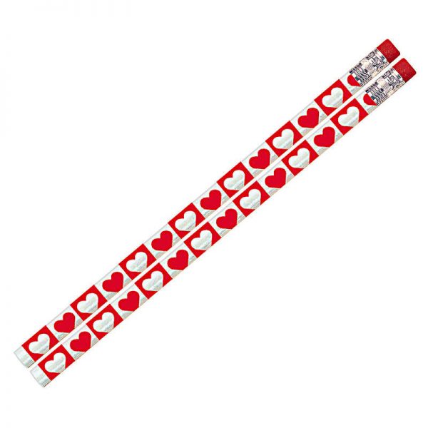 Musgrave Pencil Company Hearts 'O Glitter Pencil, Pack of 144