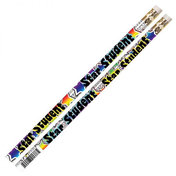 Musgrave Pencil Company Star Student Motivational Pencil, Pack of 12