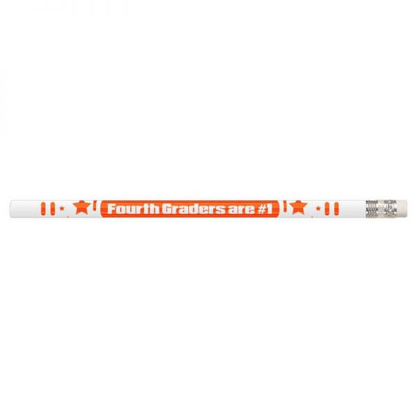 Musgrave Pencil Company 4th Graders Are #1 Motivational Pencils, 12/pkg