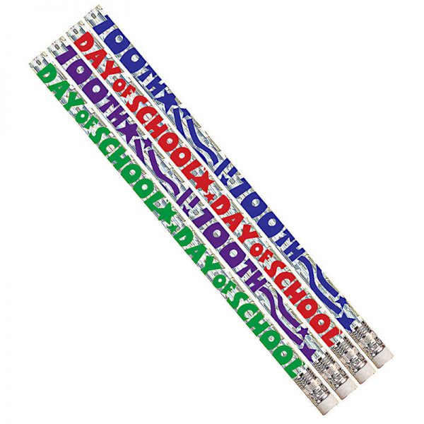 Musgrave Pencil Company 100th Day of School Pencil, Pack of 12
