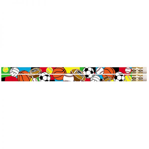 Musgrave Pencil Company Super Sports Motivational/Fun Pencils, Pack of 144