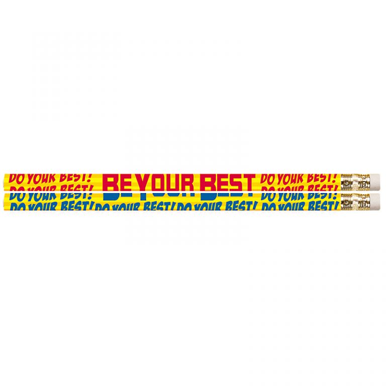 Musgrave Pencil Company Do Your Best Be Your Best Motivational Pencils, Pack of 12