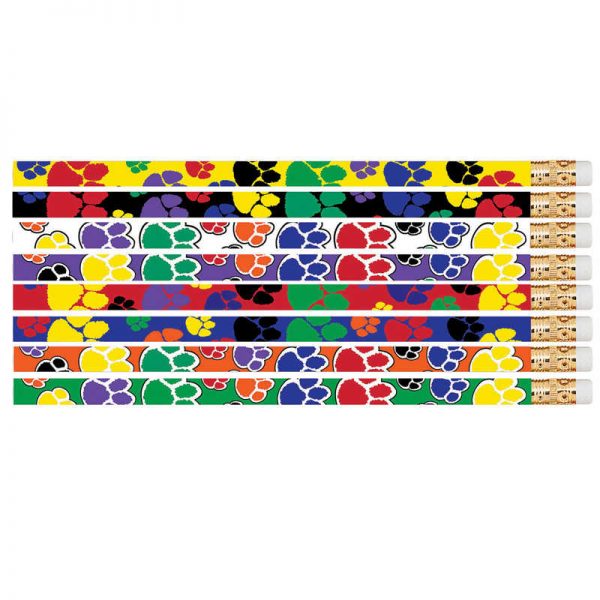 Musgrave Pencil Company Paw Power Motivational Pencil, Pack of 12