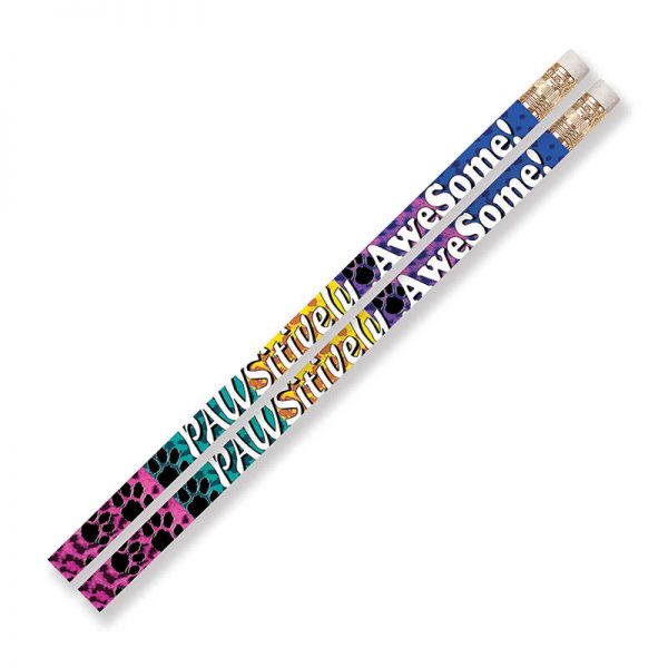 Musgrave Pencil Company Pawsitively Awesome Motivational Pencil, Pack of 144