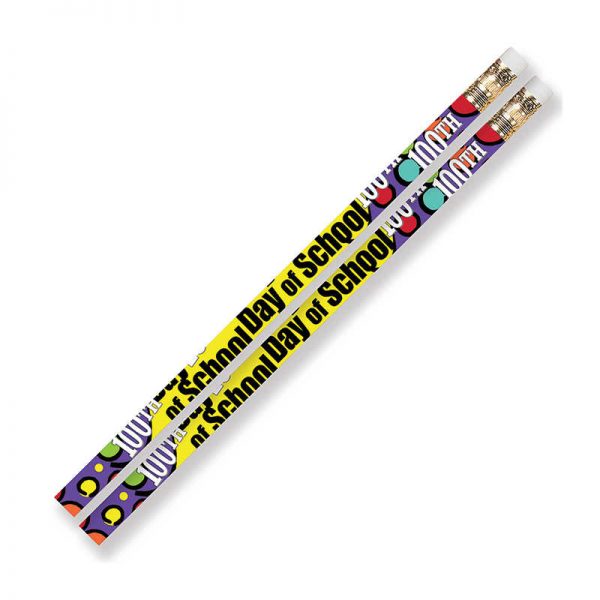 Musgrave Pencil Company 100th Day Of School Motivational Pencils, Pack of 144