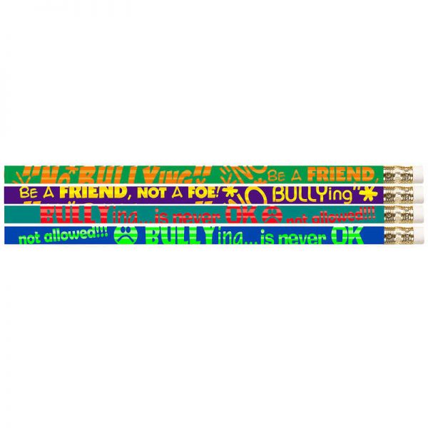 Musgrave Pencil Company No Bullying Motivational Pencils, 12/pkg
