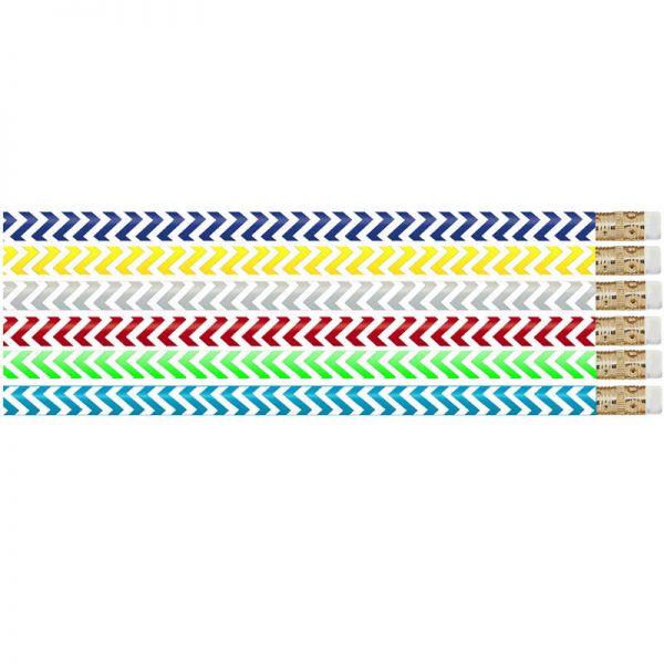 Musgrave Pencil Company Chevron Chic Pencil, Pack of 12