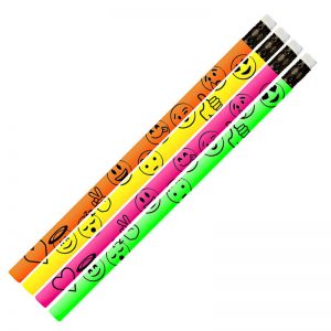 Musgrave Pencil Company Everyday Emojis Pencil, 12 Per Pack, 12 Packs