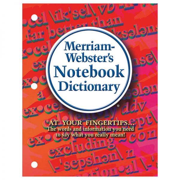 Merriam-Webster Merriam-Webster's Notebook Dictionary