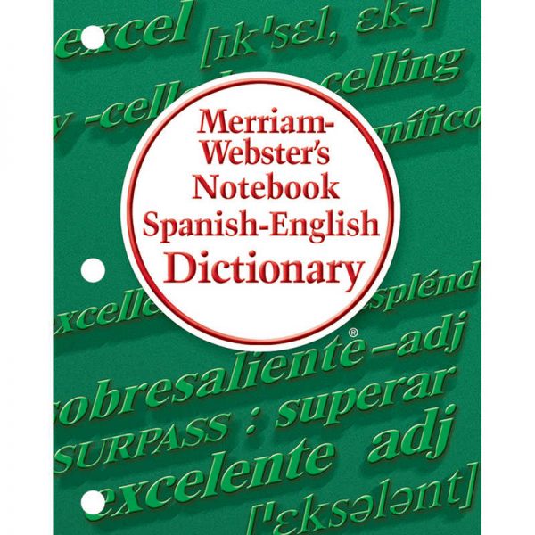 Merriam-Webster Merriam-Webster's Notebook Spanish-English Dictionary, Pack of 6
