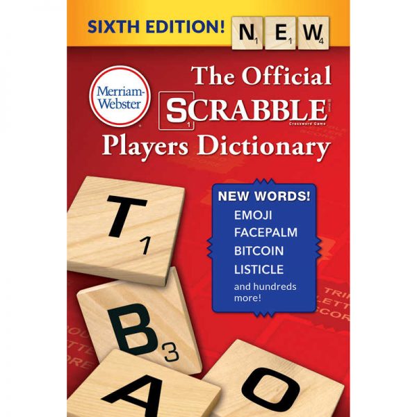 Merriam-Webster The Official SCRABBLE Players Dictionary, 6th Ed. Trade Paperback