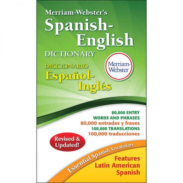 Merriam-Webster Merriam-Webster's Spanish-English Dictionary mass market paper