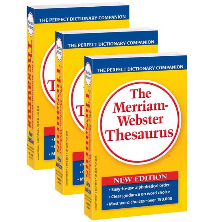 TeachersParadise Merriamster The Merriamster Thesaurus, New