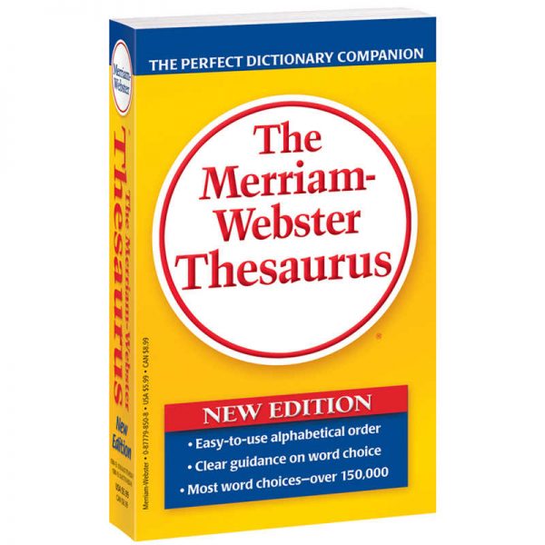 Merriam-Webster The Merriam-Webster Thesaurus 1st Edition