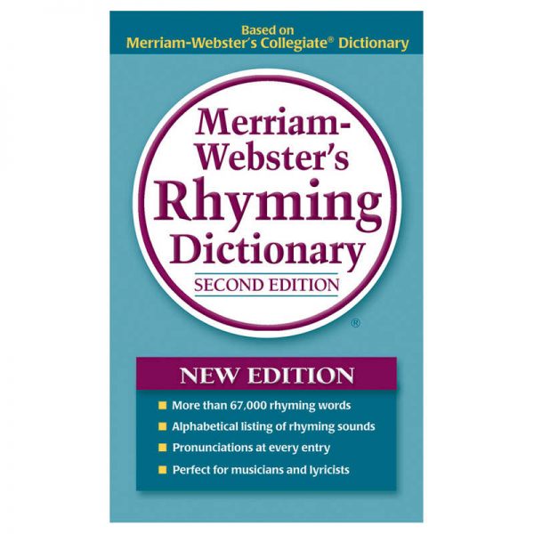 Merriam-Webster Merriam-Webster’s Rhyming Dictionary