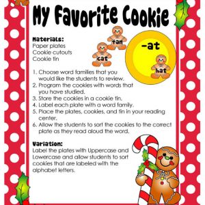 My Favorite Cookie by Frog Street Press Sample Language Arts Activity Vol19