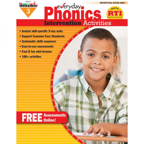 Newmark Learning Everyday Intervention Activities for Phonics, Grade 3