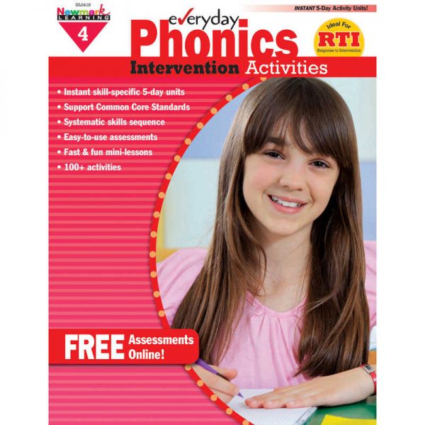 Newmark Learning Everyday Intervention Activities for Phonics, Grade 4