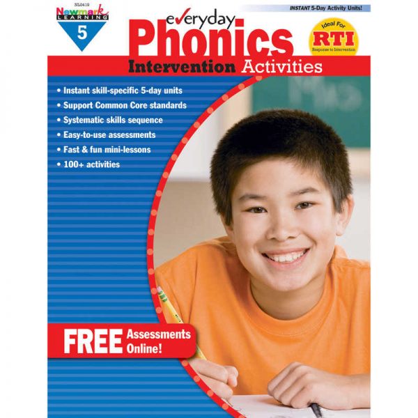 Newmark Learning Everyday Intervention Activities for Phonics, Grade 5