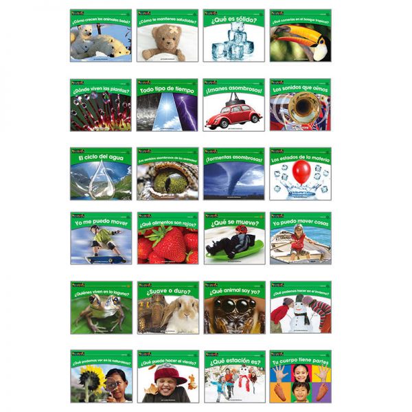 Newmark Learning Rising Readers Leveled Books: Science, Spanish