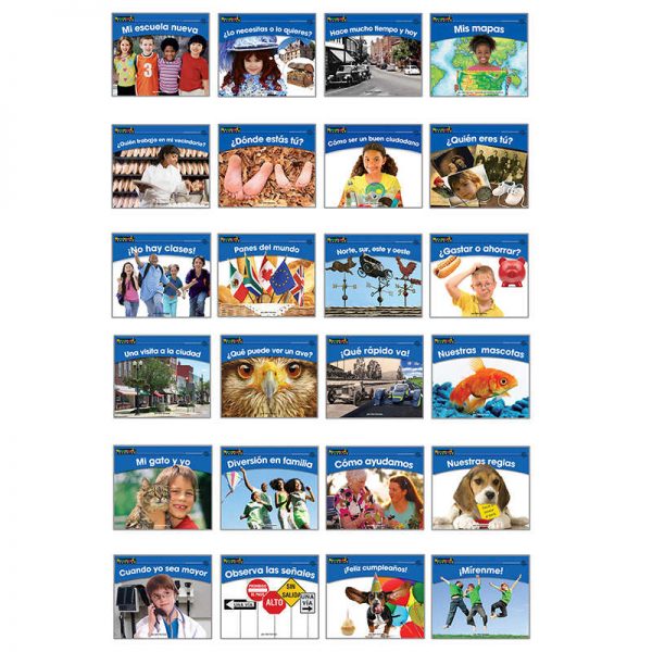Newmark Learning Rising Readers Leveled Books: Social Studies, Spanish