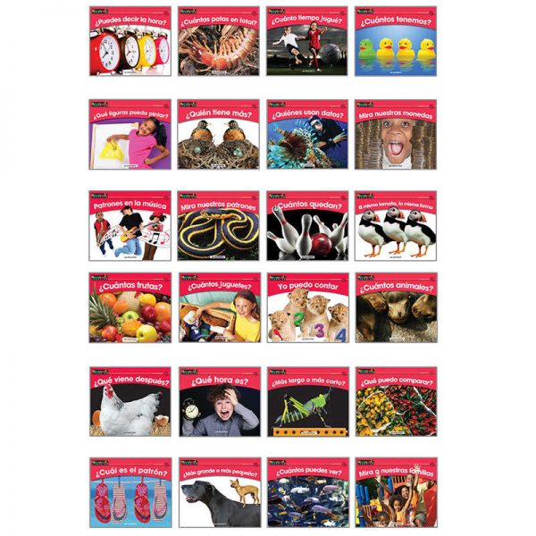 Newmark Learning Rising Readers Leveled Books: Math, Spanish