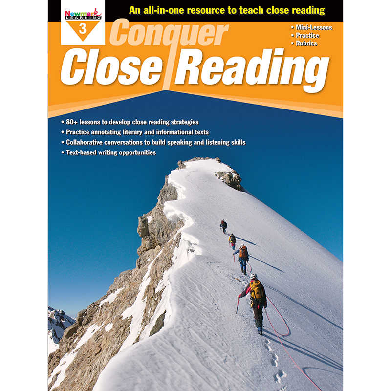 Newmark Learning Conquer Close Reading, Grade 3